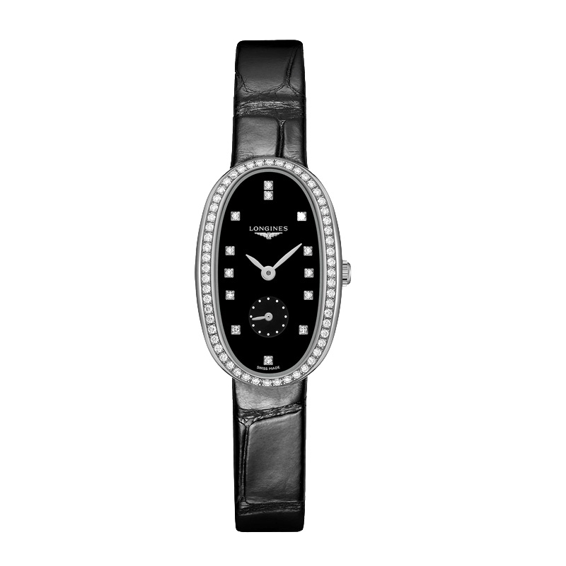 浪琴（LONGINES）圆舞曲系列石英表女表 L2.306.0.57.0 时尚镶钻轻奢女表 钻石刻度