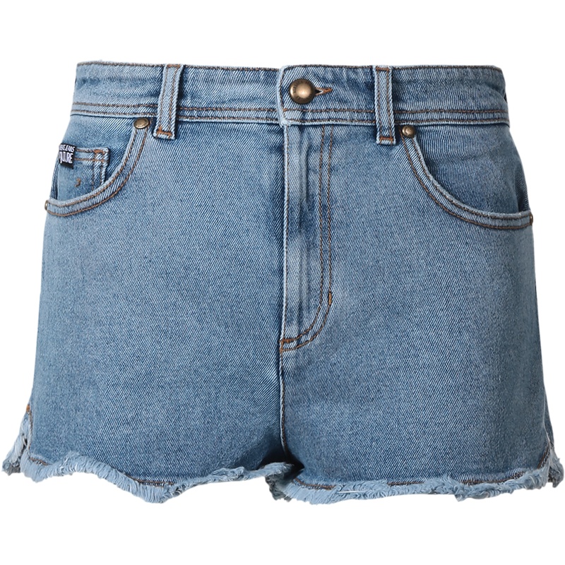 VERSACE JEANS COUTURE 范思哲 女士 棉质牛仔短裤 A3HVB13Q AOB5B