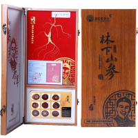 谷记老谷头(GUJI LAOGUTOU) 林下参鹿茸礼盒 17g 高龄山参 带证书 人参礼盒 送礼佳品