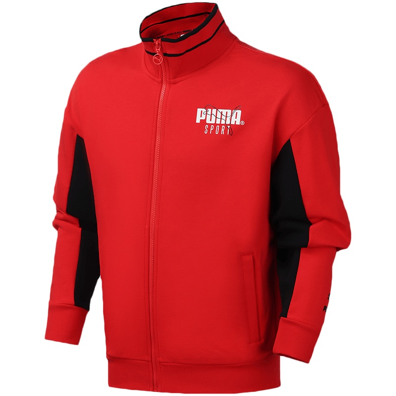 PUMA彪马男装运动服休闲针织立领外套597343