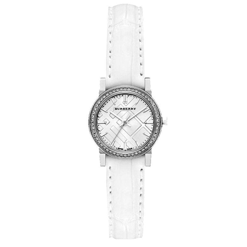 巴宝莉（Burberry） 经典英伦休闲时尚女士手表 BU9221 女表 白色