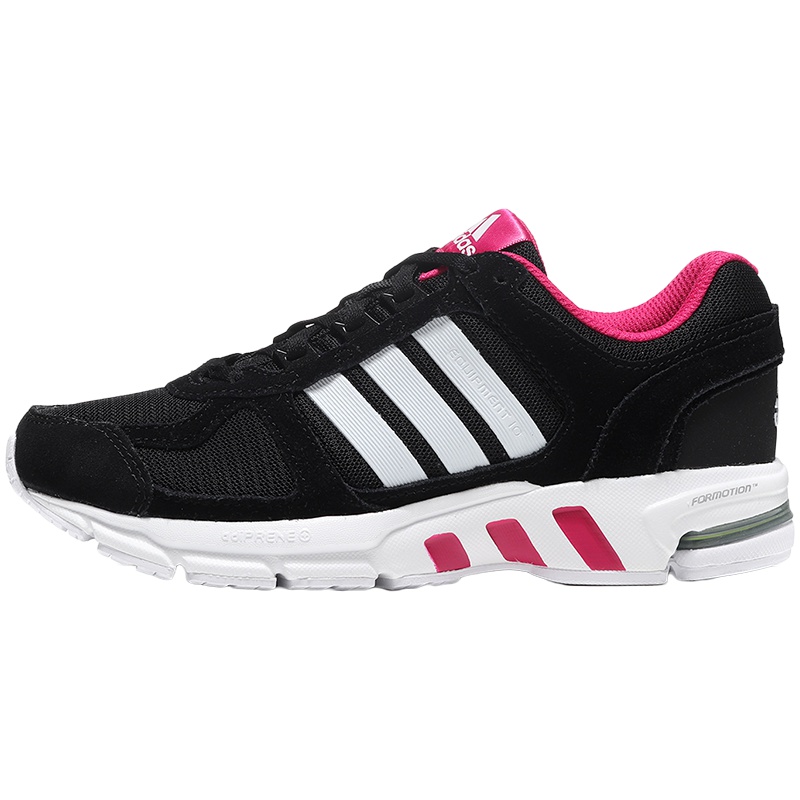 【自营】adidas阿迪达斯女子跑步鞋EQT休闲运动鞋AC8560 AC85601号黑色+/亮白 36.5码