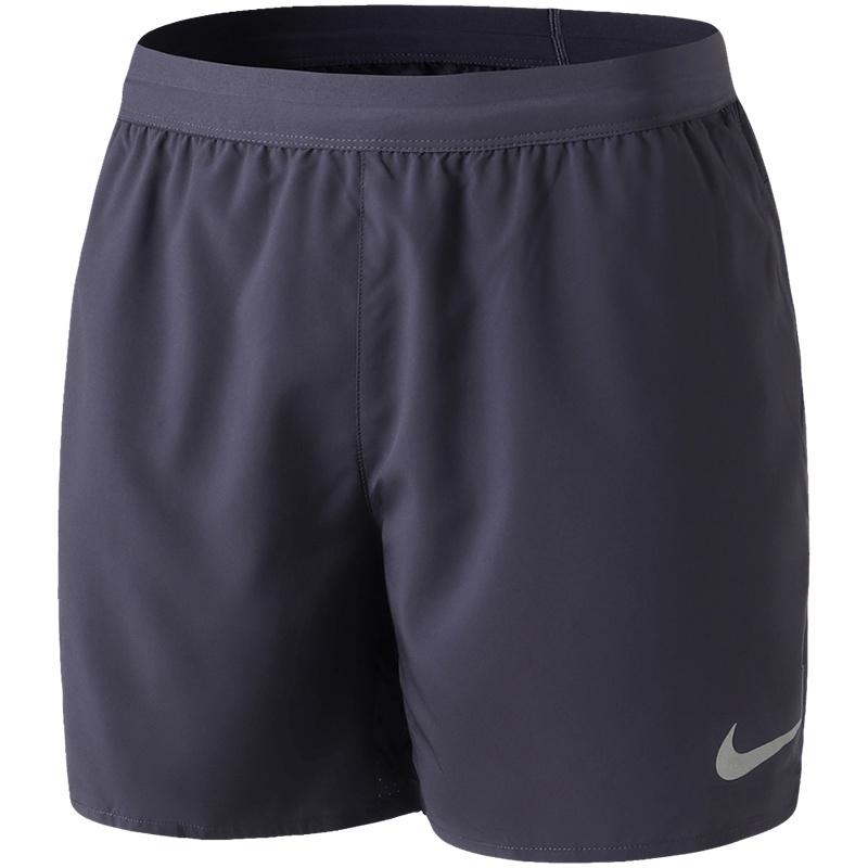 【自营】NIKE耐克男裤宽松透气吸汗跑步训练运动短裤892910 L 892910-081铁架黑+石板灰+反光银