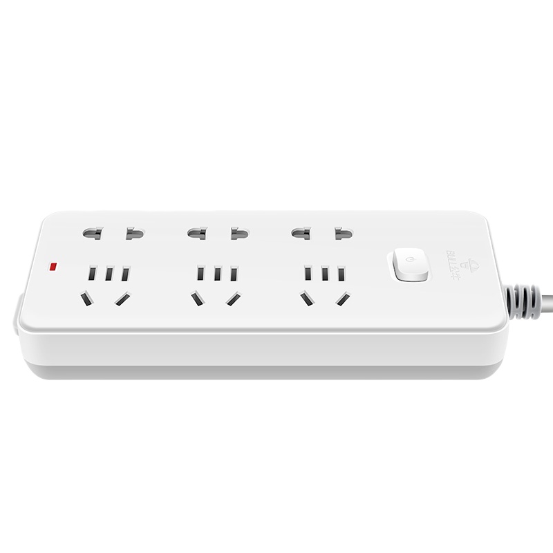 公牛插座 带儿童保护门 402插座插排插线板接线板排插电源插板拖线板 新国标 六位总控开关全长5米(单位:个)