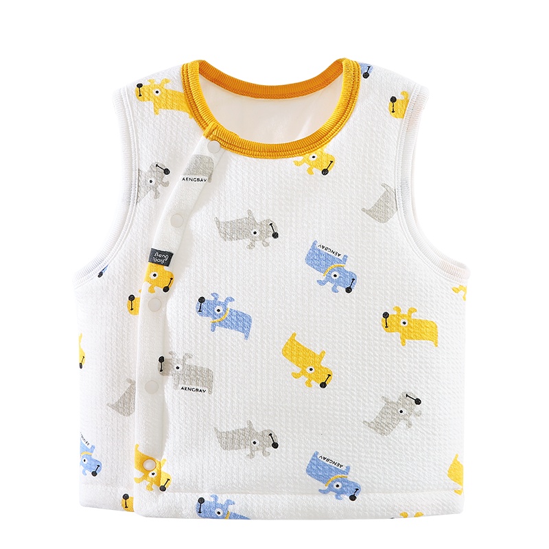 Aengbay宝宝马甲外穿加厚婴儿马夹可爱洋气背心潮新生儿冬装