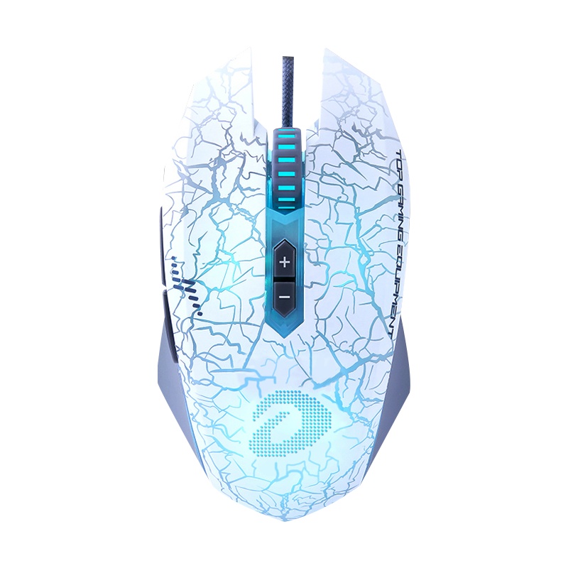 达尔优牧马人鼠标经典版游戏专用有线电竞机械lol/csgo/cf吃鸡笔记本台式电脑通用宏鼠标