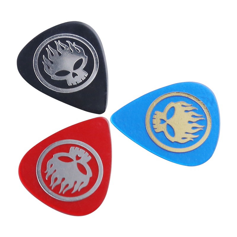 Ibanez The Offspring签名款 1.0MM 骷髅图腾 吉他拨片 OS系列