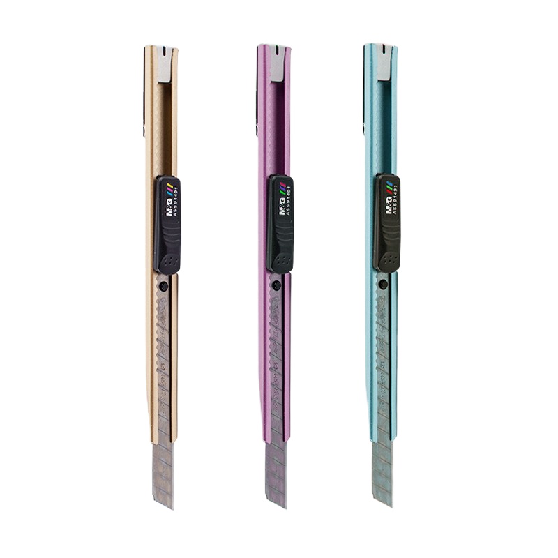 晨光小号金属炫彩美工刀ASS91491