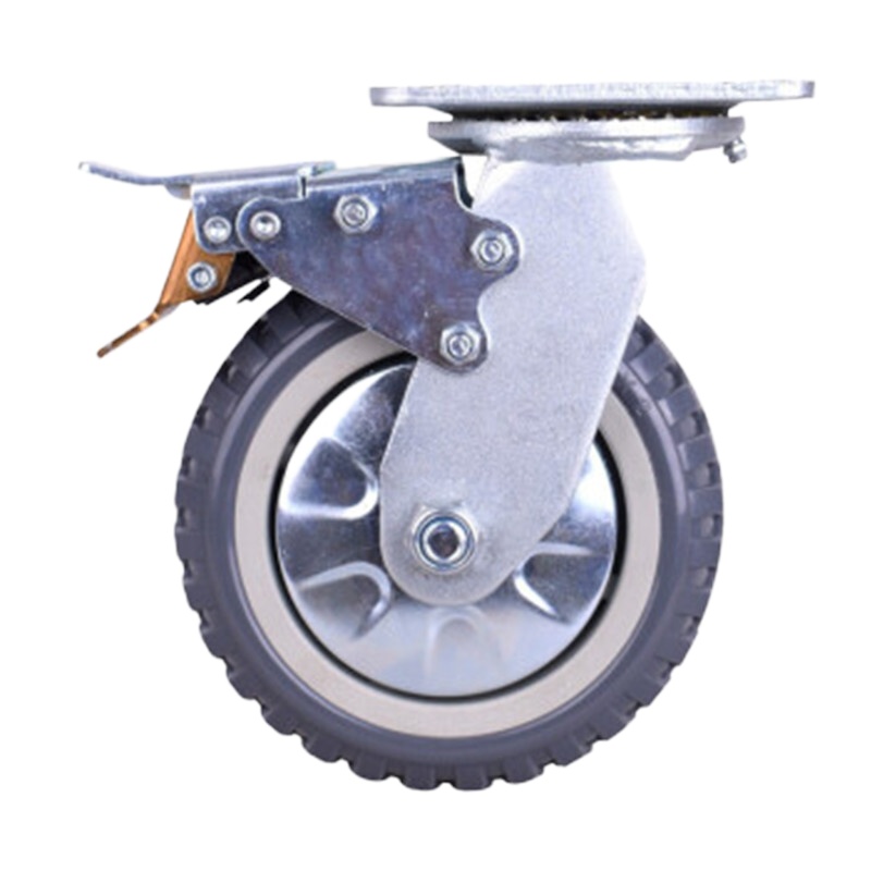 5寸万向定向刹车轮