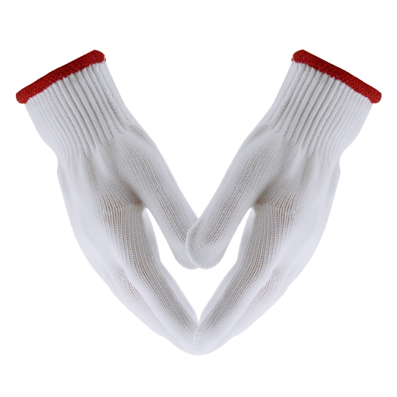 企购优品防滑线手套劳保手套耐磨装卸搬运手套(1付)