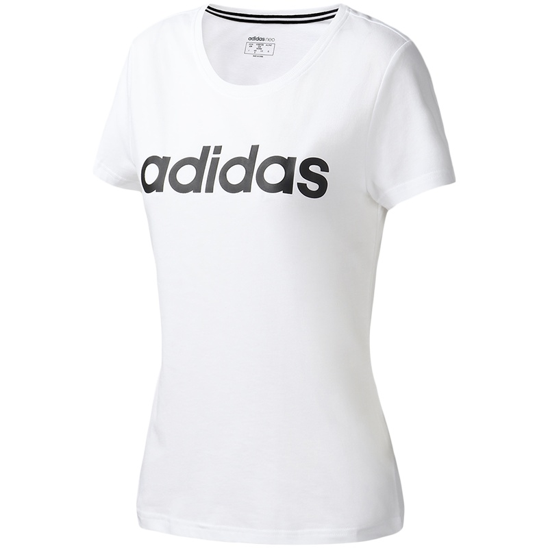 【自营】adidas阿迪达斯NEO女服运动服圆领休闲短袖T恤FP7873