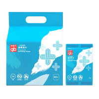 gb好孩子 酒精棉片 一次性 宝宝新生儿酒精棉消毒 清洁婴儿用品 60片装
