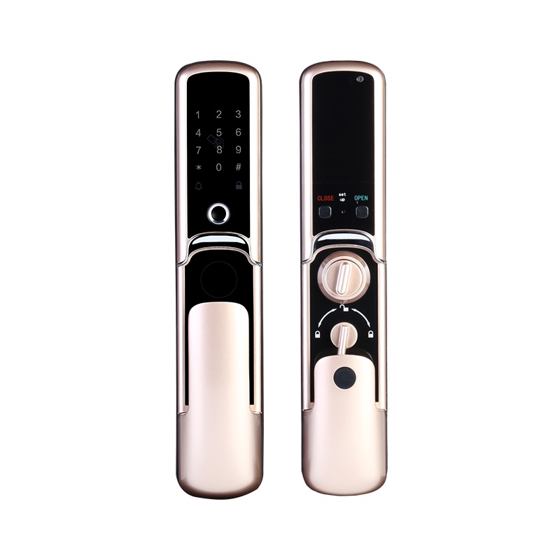 凡帝亚FDY-05HA智能门一步开门智能全自动锁体六种开锁方式指纹密码钥匙远程APP应急钥匙