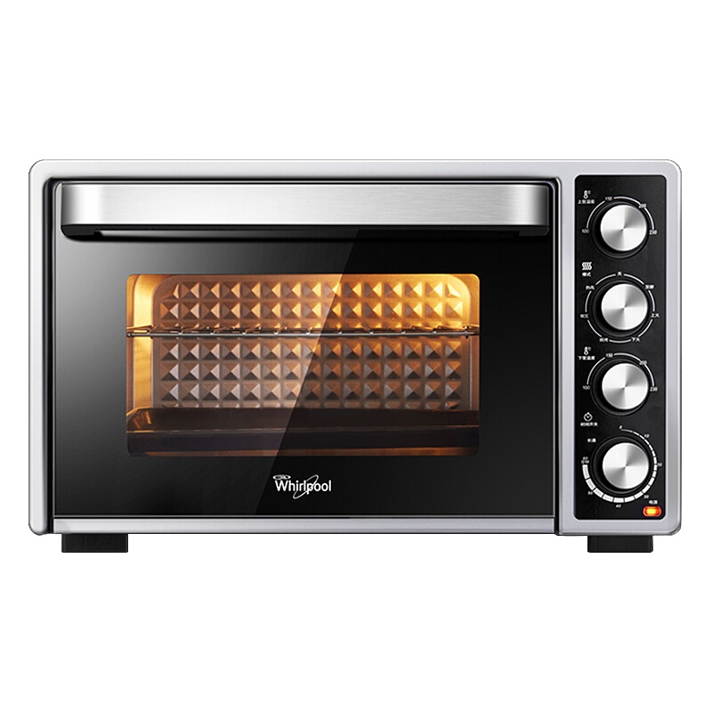 惠而浦(Whirlpool)电烤箱WTO-MP321G 家用32L大容量多功能烘焙烤箱