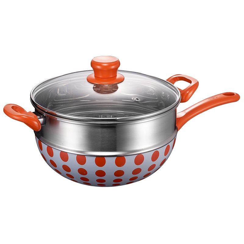 爱仕达(ASD) 不粘锅炒锅 GT8326ZWG 炒锅蒸锅锅具多用炒锅 送锅铲