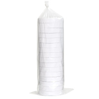 得力(deli)30402棉纸双面胶带 18mm*10y*80um 白色 (16卷/袋) 粘贴性强力双面胶3袋装