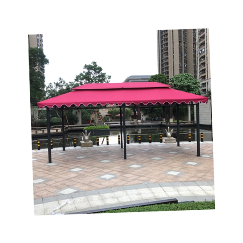 户外遮阳棚室外凉亭摆摊广告帐篷花园庭院四角伞汽车大型雨棚4*6米