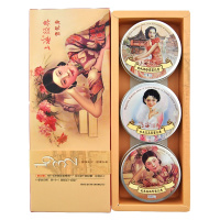 上海女人经典雪花膏三盒套装80g*3盒 伴手礼 保湿滋润清爽不油腻护肤套装 保质期到2025年