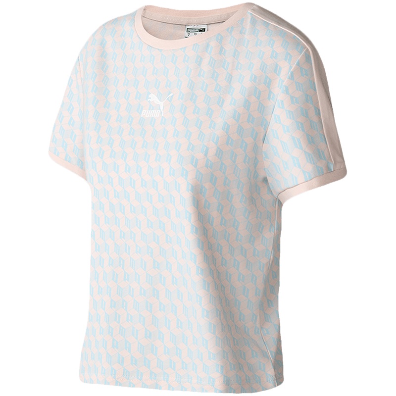 PUMA彪马女装运动服休闲圆领短袖T恤599049