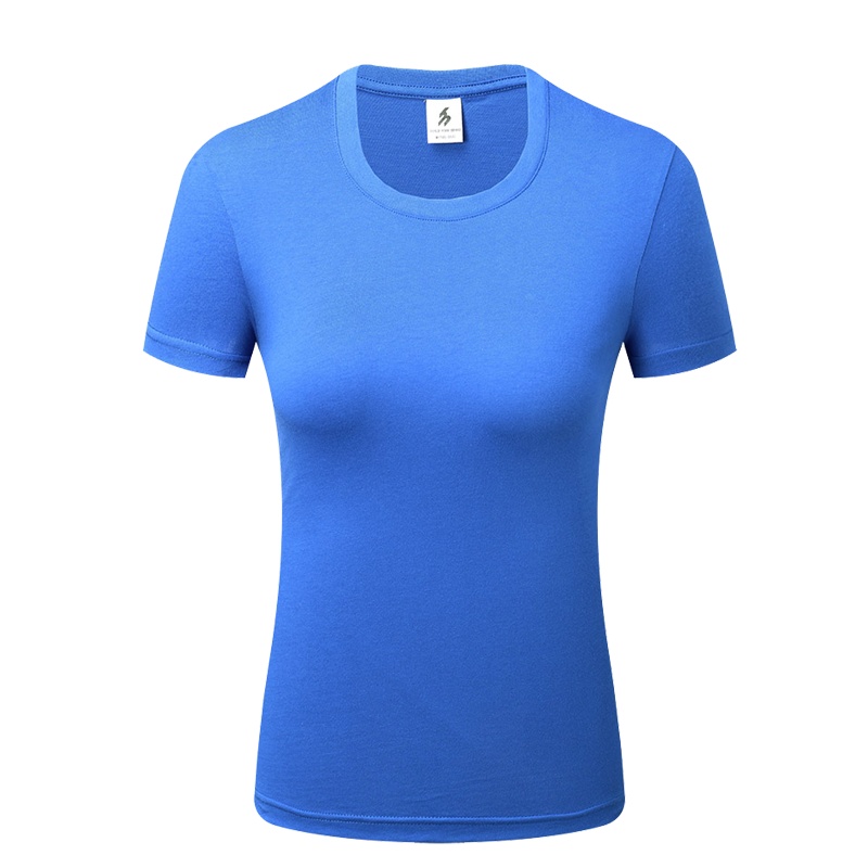 晶至多色圆领短袖t恤女春夏2021新款修身纯色舒适透气凉爽一夏DY-002