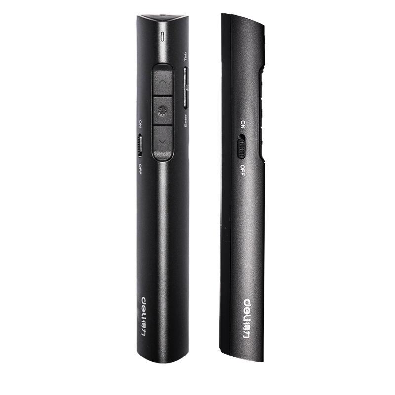 得力 绿色光可充电便携式教师专用PPT课件遥控翻页笔 激光翻页笔无线演示器（ 2801G）