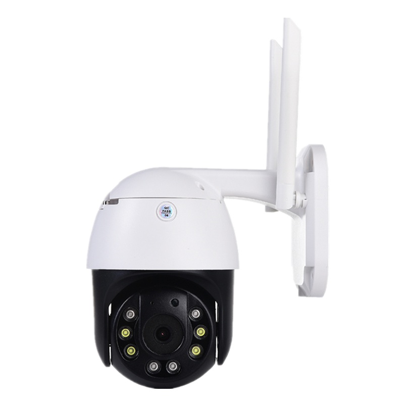 高清夜视4G无线摄像头(128G内存)无需网络wifi 家用室外防水360度远程监控器