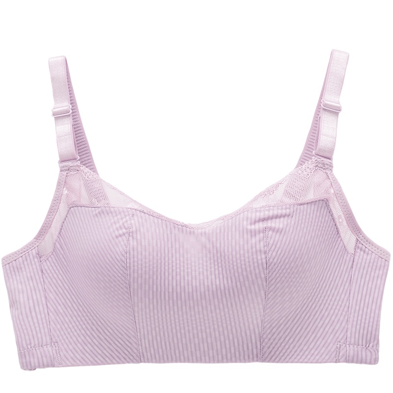 茵曼内衣女蕾丝性感聚拢抹胸式文胸上托收副乳无钢圈胸罩 9891432055