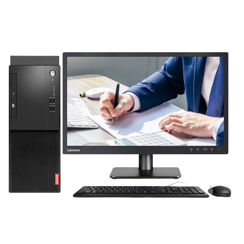 联想M410-D189/I5-7500/4G/1T/集显/无光驱/DOS/PS/180W 85% ES TFX/23.8