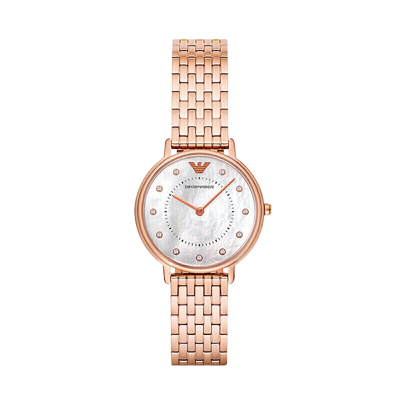 阿玛尼(ARMANI)时尚女士手表 欧美品牌休闲石英表女 AR11006