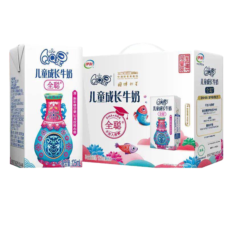 伊利 QQ星儿童成长牛奶-全聪125ml