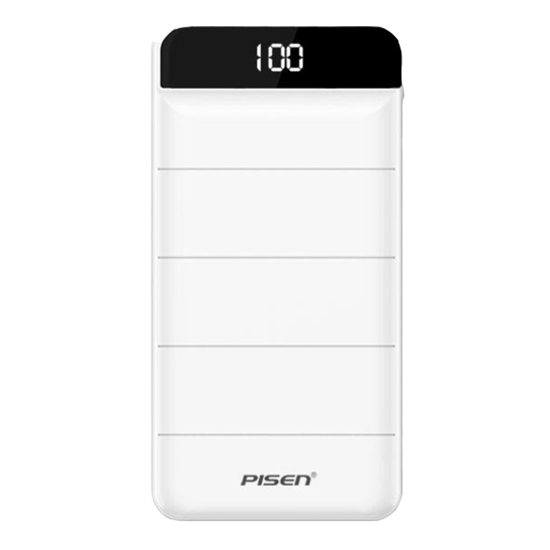 品胜(PISEN) 聚合物移动电源 30000毫安充电宝 电宝 LCD电量显示双输出 三输入 D102-T--01