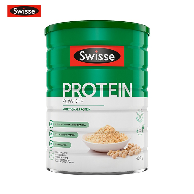 swisse蛋白粉 混合蛋白粉营养强化450g 补充蛋白质中老年成人孕妇营养粉 进口