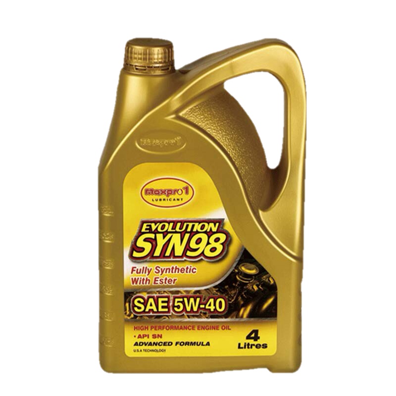 [深圳仓库发货]新加坡 麦仕伯 (Maxpro)全合成汽车机油润滑油 SN 5W40 4升 级别SN