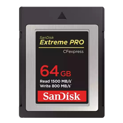 闪迪(Sandisk)64G CFexpress Type-B存储卡高端相机内存卡XQD内存卡单反存储卡