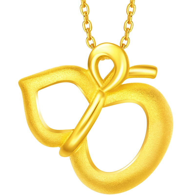 新款 周大福金吊坠珠宝首饰铸模葫芦足金金吊坠计价（工费68元）