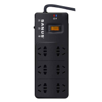 尚纳斯CSP-P663TB 1.5米6位5孔新国标组合孔位插座