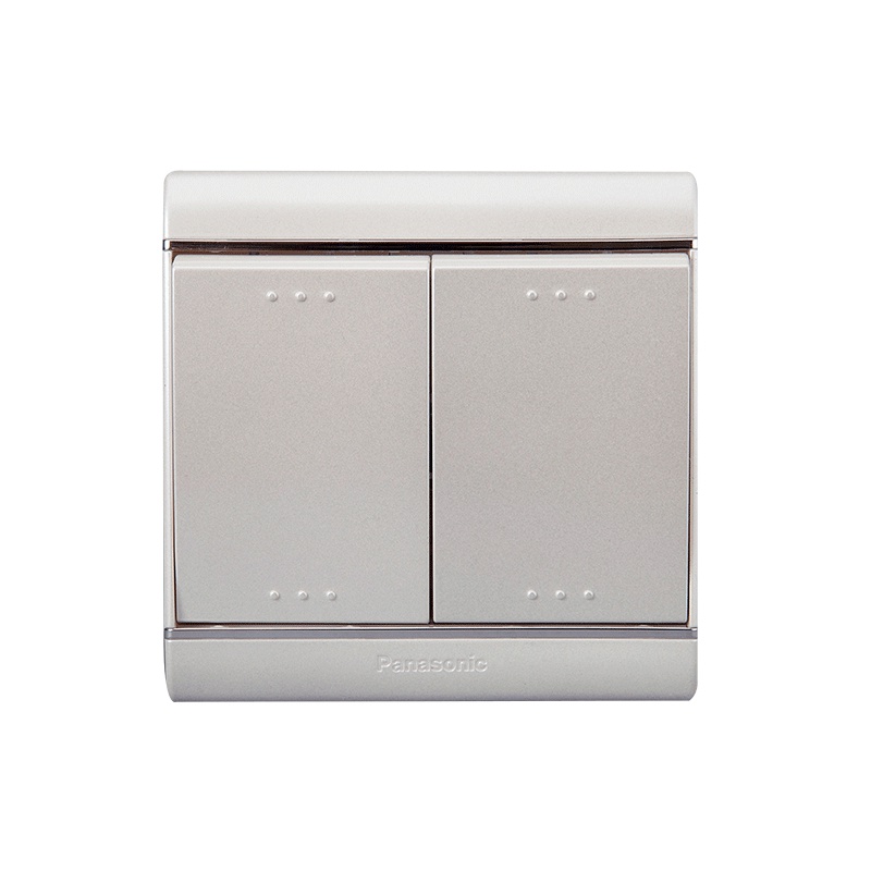 松下开关插座86型佳典饰晶钻灰色墙壁五孔插座电源开关面板一站购