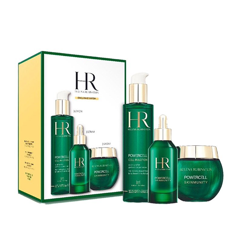 HR 赫莲娜 悦活肌源修护/绿宝瓶护肤礼盒:水200ml+精华50ml+霜50ml