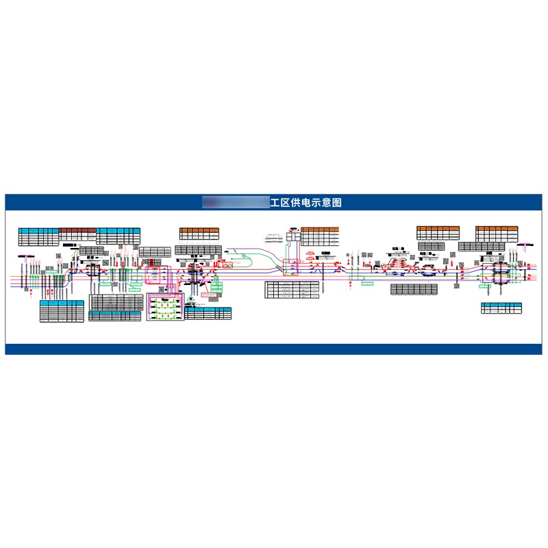 梦商 供电示意图 定制2300*690mm 1张