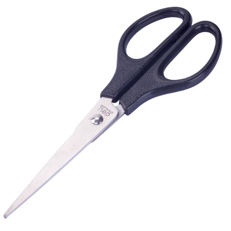 得力0603办公剪刀170mm 2把装