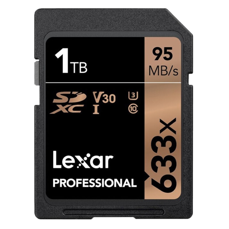[免邮]雷克沙(Lexar)1TB SD卡 633X class10 U1相机存储卡 读95MB/s写20MB/s
