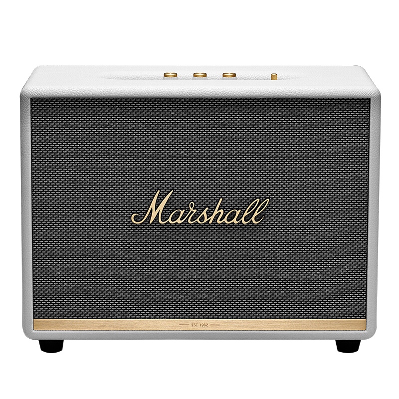 Marshall马歇尔 Woburn II 马歇尔旗舰级摇滚重低音HIFI无线蓝牙音箱音响 蓝牙4.0 白色