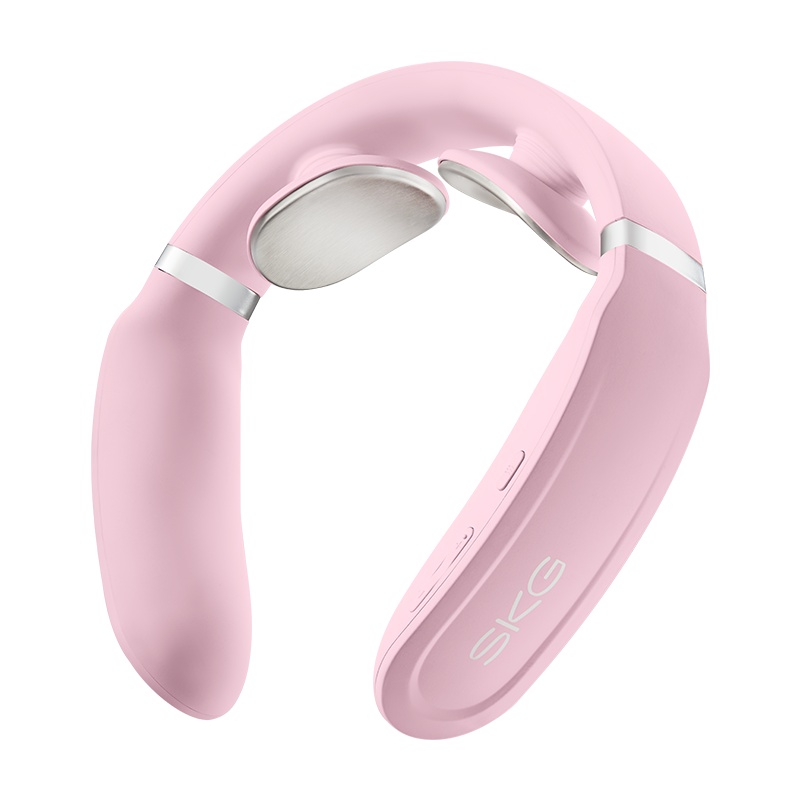 娜扎同款 SKG颈椎按仪热敷智能脖子护颈仪颈部按摩仪(少女粉)