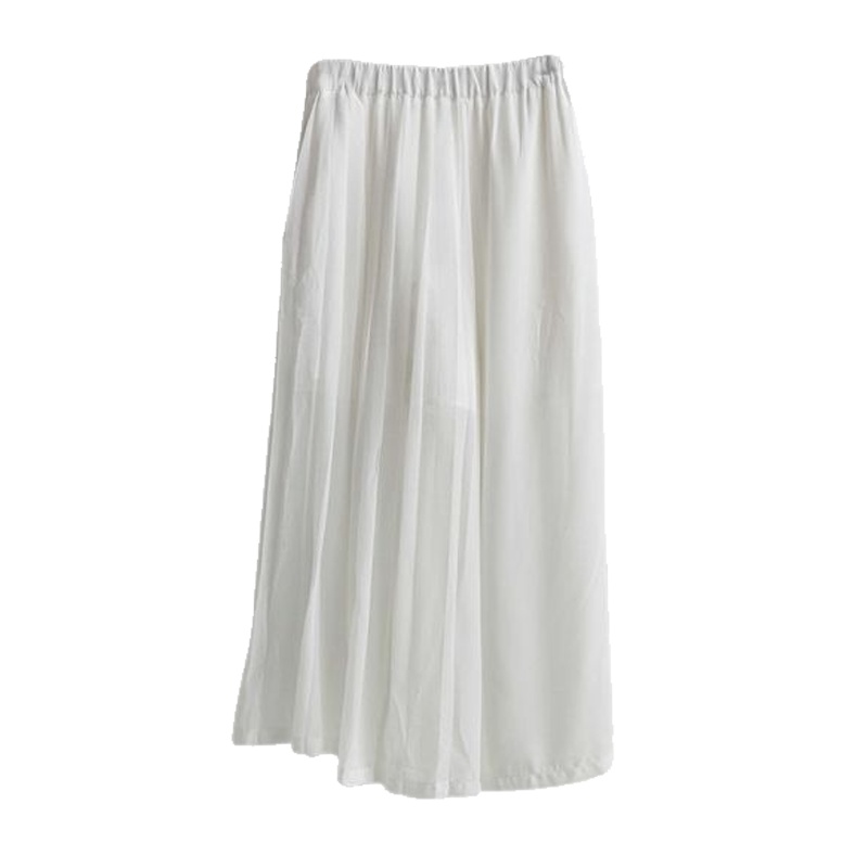 【福利款】拉夏贝尔UlifeStyle夏季新款通勤时尚休闲拉链纯色阔腿裤九分裤女82115314