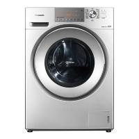 松下(Panasonic) XQG100-E1555 10KG 全自动家用 滚筒变频 节能洗脱一体 滚筒洗衣机(银色)