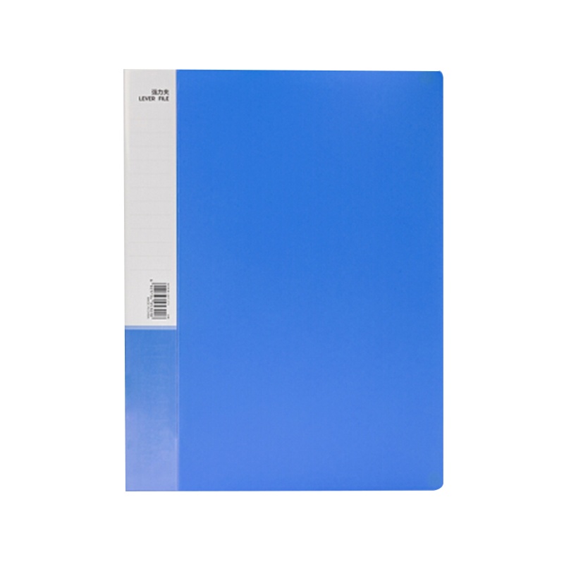 得力 27018 A4金属单强力夹+插页袋硬文件夹 大容量试卷资料夹诗朗诵签约夹板10只