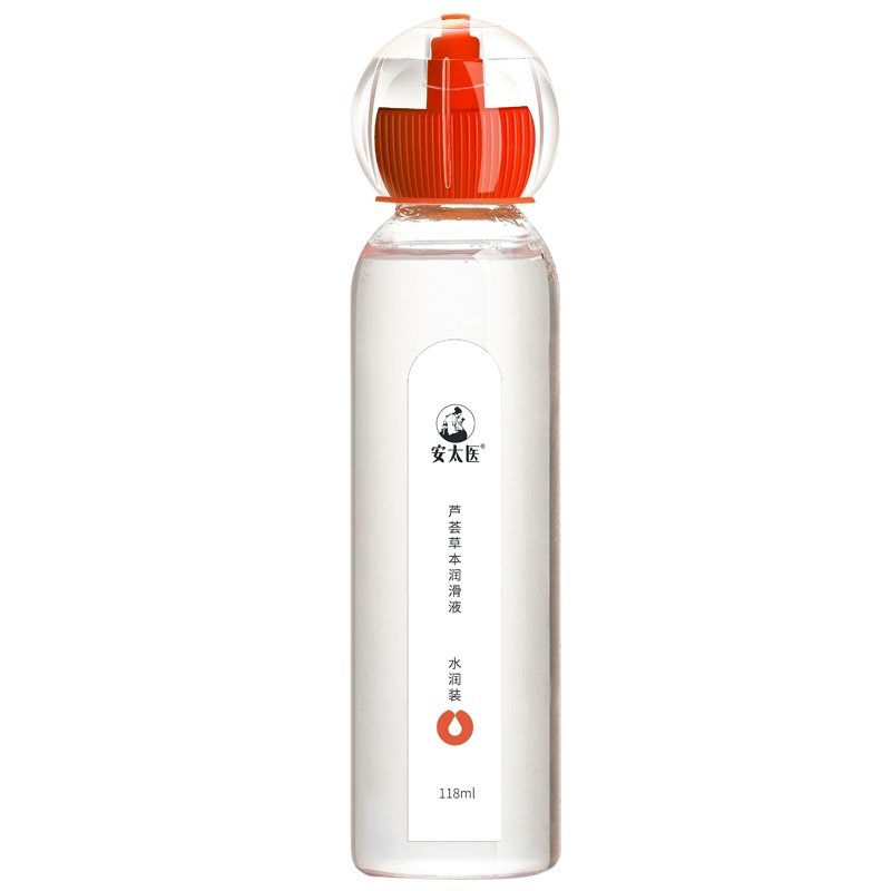 安太医芦荟草本润滑液官方自营温感装118ML润滑剂精油夫妻房事男用品性人体私处液水溶按摩情趣女用高潮免洗