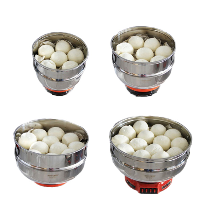 电蒸锅一层二层三层四层五层多功能家用自动断电大容量不锈钢 34(6-7人)4个蒸笼锅/蒸笼内径34cm