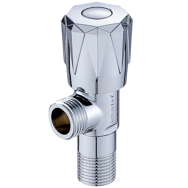 京旺莱全铜角阀加厚快开三角阀热水器马桶通用4分接口止水阀