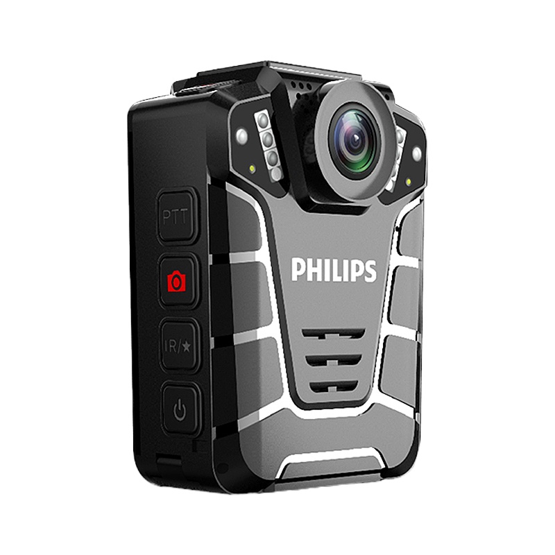 飞利浦(PHILIPS)VTR8110 64G 3200万像素170°广角1080P红外夜视摄像机记录仪 取证执法仪